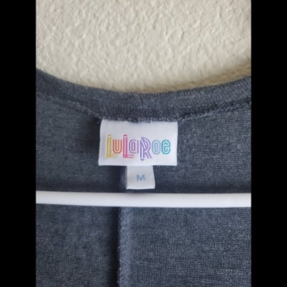 Lularoe Lindsay Gray Cozy Open Front Cardigan - Picture 3 of 3